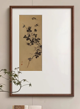 燕衔春禧 法式中国风客厅装饰画新中式玄关卧室书房茶室禅意挂画