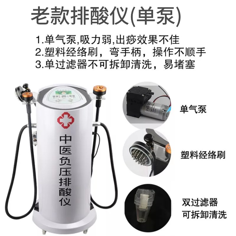 中医负压排酸仪器养生仪五行平衡理疗肩颈刮痧经络疏通身体按摩图片