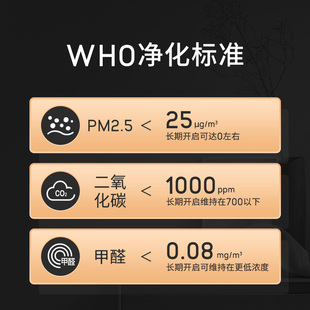 德国造梦者新风系统家用通风换气除甲醛P壁挂式 静音新风机M100