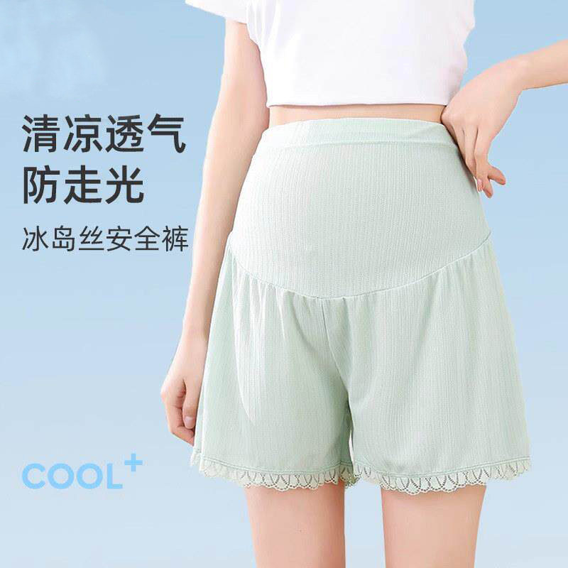 孕妇安全裤打底裤裤子短裤女春夏季薄款防走光外穿孕妇装夏装套装