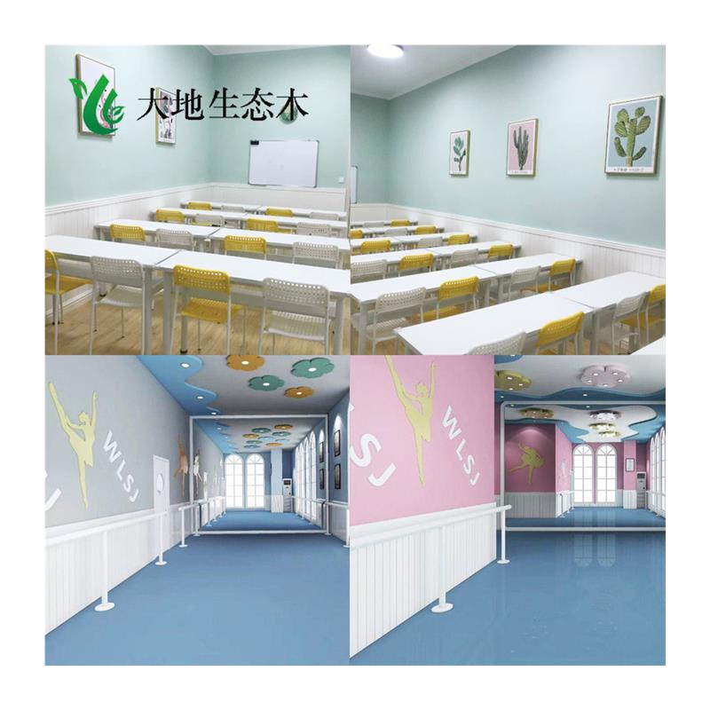 现货速发生态木护墙板浮雕板幼儿园墙裙室内装饰材料天花阳台吊顶