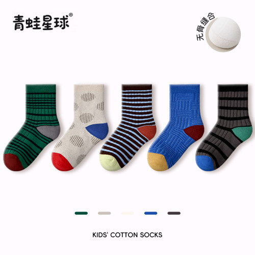 儿童袜子秋款中筒运动袜