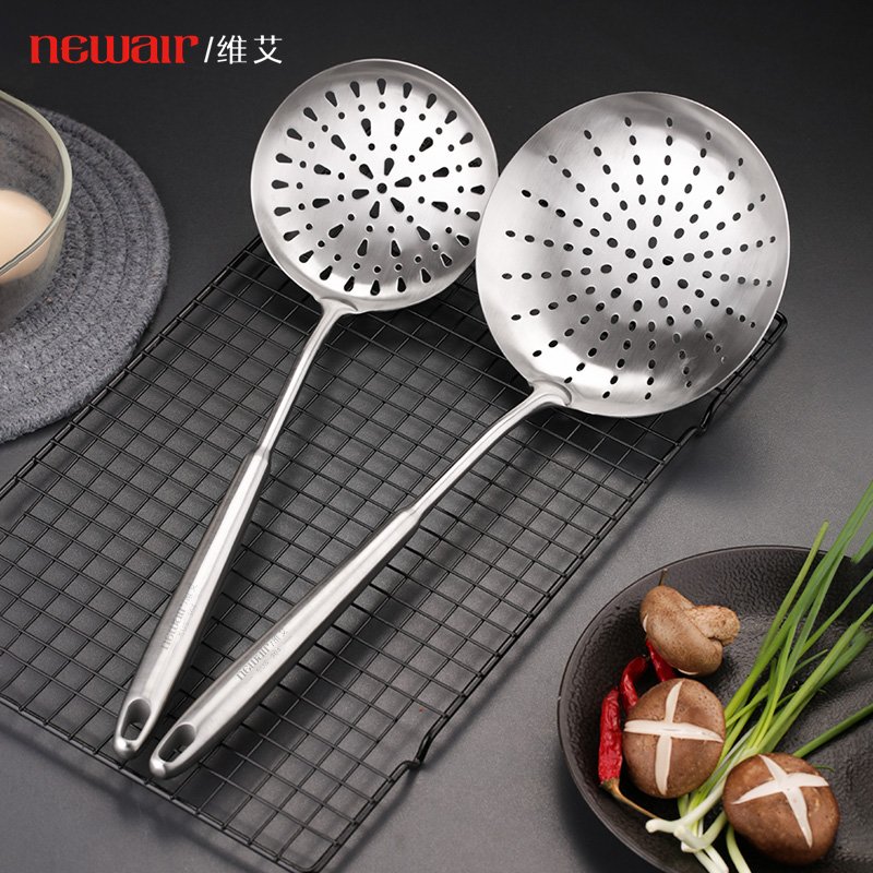 速发家4不锈钢锅勺过滤网勺捞面饺子网筛小油炸0用 厨房大号火漏