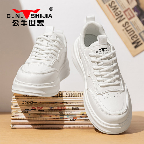【胡歌推荐】公牛世家男鞋正品