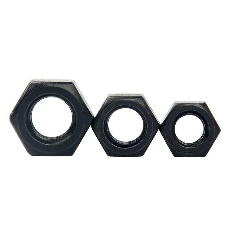 发黑8级5级美制英制外六角螺母美制粗牙细牙六角螺丝帽1/4--1-1/2
