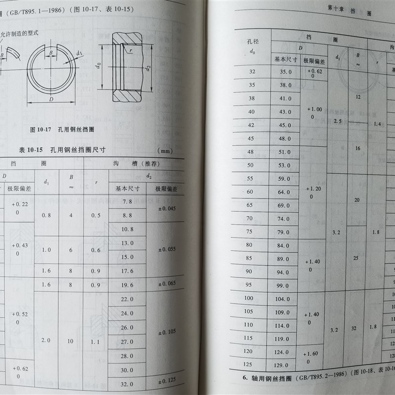 正宗304 孔用钢丝挡圈GB895.1无耳止动环 弹性卡簧 C型扣环M7-M50
