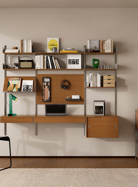 TOYA洞洞板置物架上墙定制挂墙层板金属配件DIY中古风收纳展示架