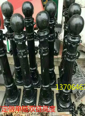 铸铁罗马柱欧式柱子铝合金生铁柱子链子河道景观广场护栏围栏栅栏