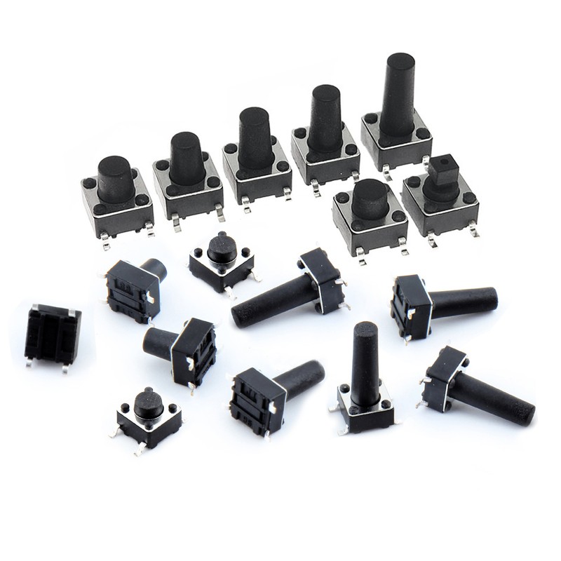 微动开关按键开关轻触开关按钮电磁炉4脚贴片6*6*4.3/6/7/8/10/17