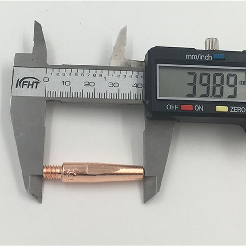 气保焊机焊枪导电嘴导电嘴0.8 1.0 1.2二保焊Y机紫铜导电咀