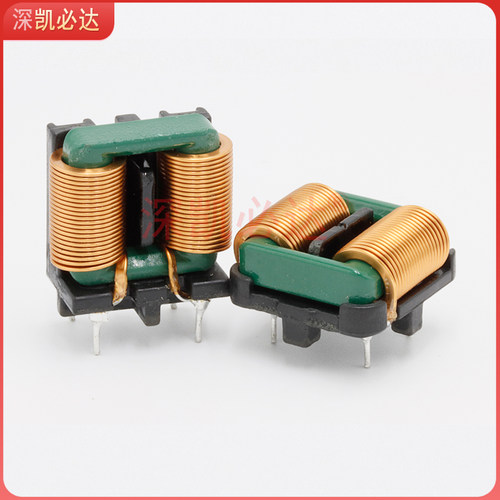 共模电感2MH 12A SQ1918扁平铜线插件高频大电流EMI滤波电感线圈
