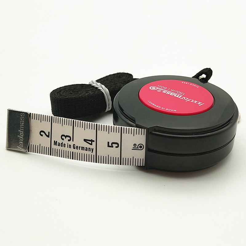 正品德国进口hoechstmass自动伸缩卷尺皮尺服装量衣软尺三围软尺