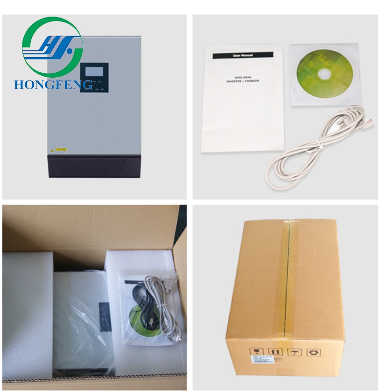 太阳能发电系统逆变控制一体机220v3kw5kw内置mppt控制器全套系统