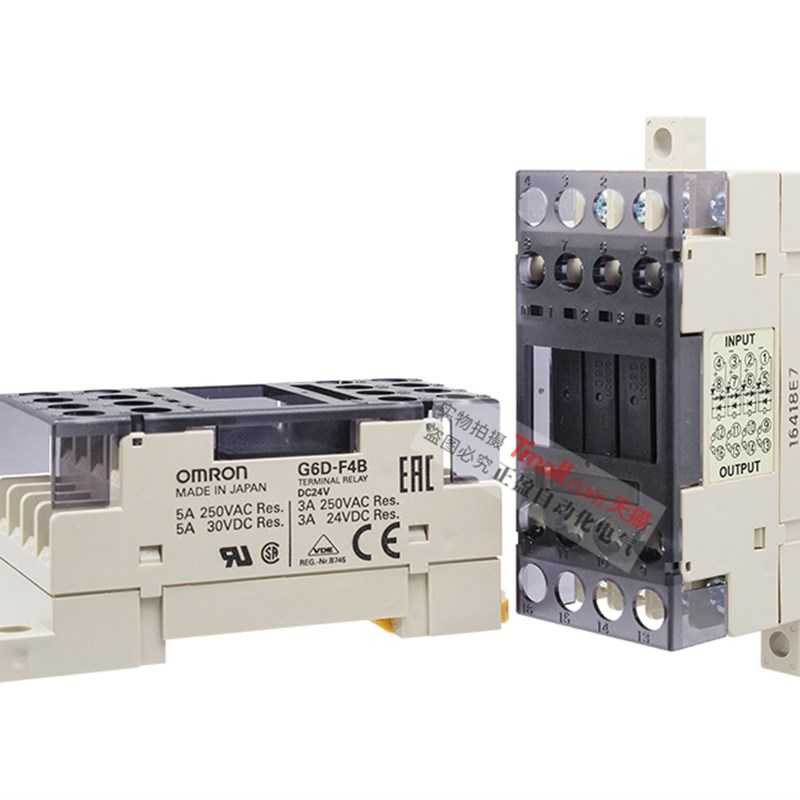 进口OMRON欧姆龙G6B-4BND继电器模组47BND 48 G6D-F4B DC24V 5V