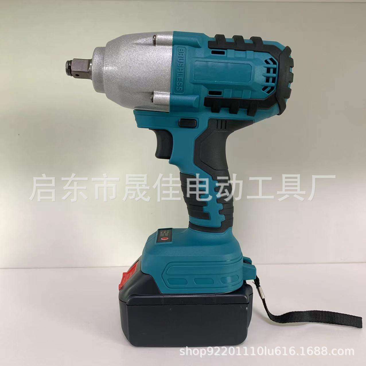 无刷大扭矩电动扳手 汽修扳手 充电式锂电扳手 风炮 外贸