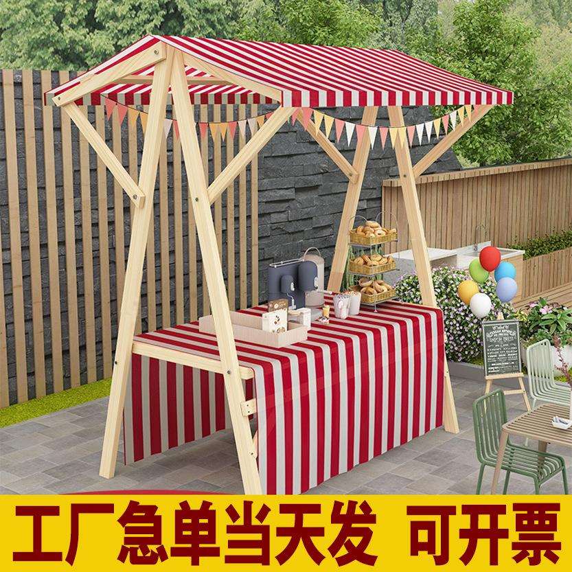 集市摊位展示架市集夜市摆摊架子花车促销展示台地摊车移动可折叠