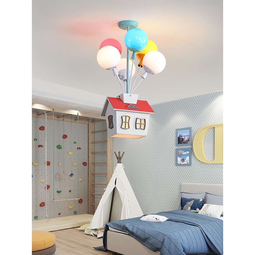 飞屋旅行记气球儿童房女孩房卧室吊灯儿童主题乐园童装店幼儿园灯