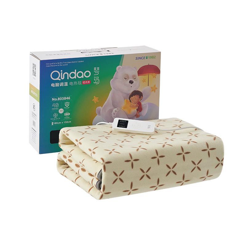 琴岛电热毯 智能控温可水洗家用电热毯 智能除螨电热毯水洗电褥子