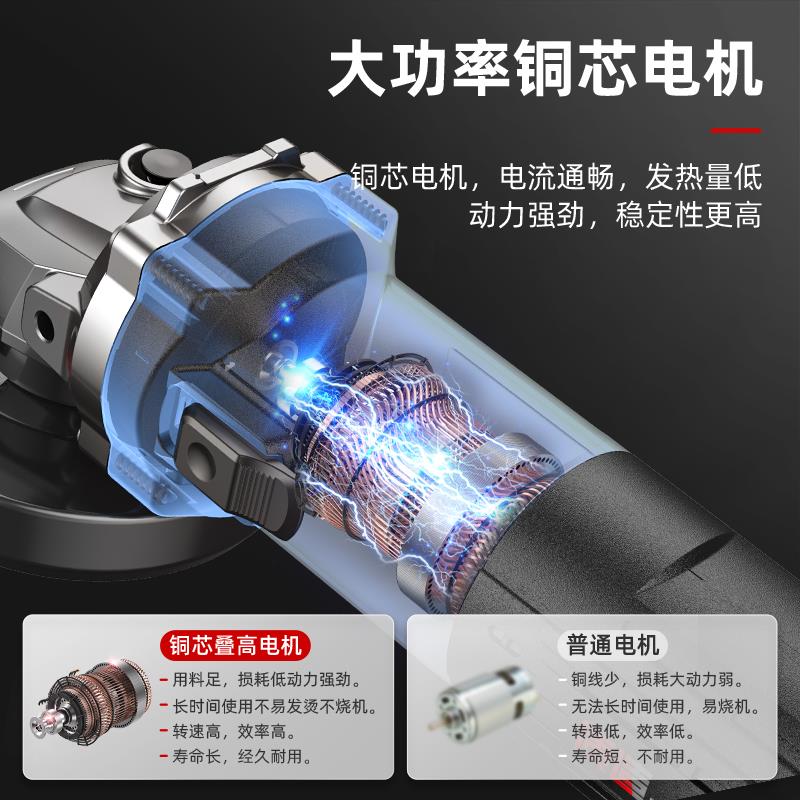 角磨机多功能手持切割机家用小型电动磨光机打磨器抛光机砂轮
