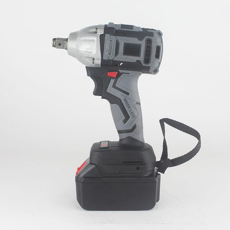 厂家电动扳手工业级冲击扳手汽修木工用大扭力充电式无刷扳手
