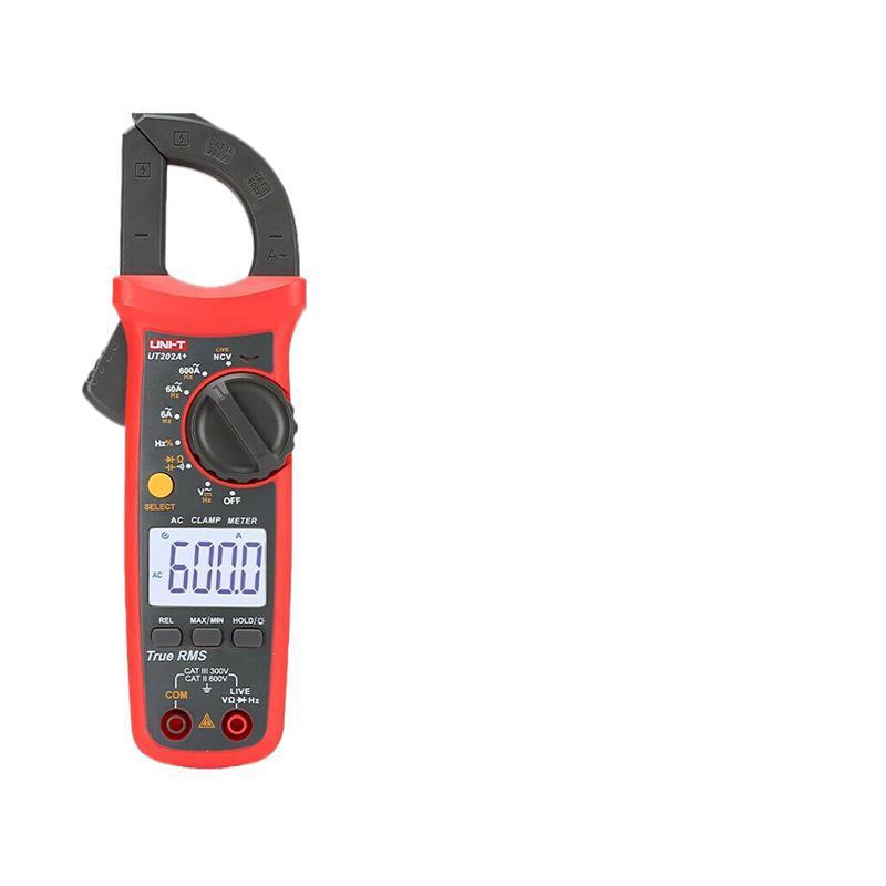 钳形表万用表UT201高精度数字交直流电流表钳型钳流表