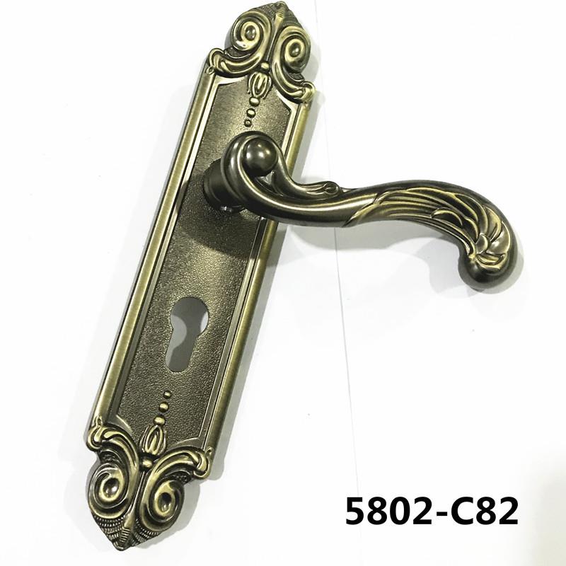 欧式风格门锁室内现代套装门锁简约卧室门锁卫生间家用实木房门锁