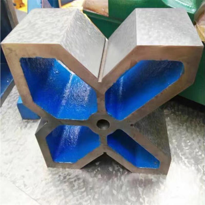 精密铸铁v型架90度钳工划线v型铁轴类检测v型块夹具校正v形铁块