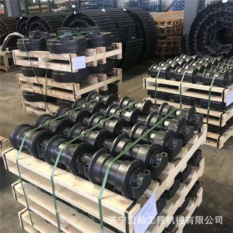 挖掘机回转支承SK280-8 SK330-8 SK230-6E链条 履带总成 引导轮