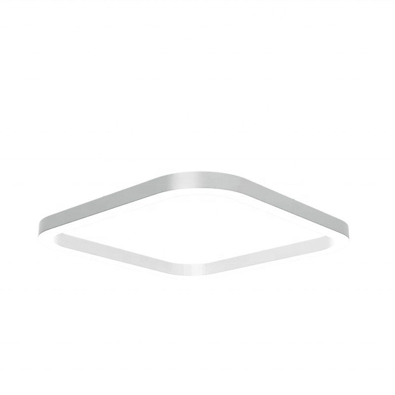 led线形灯创意吸顶灯套件室内办公方形吊灯四边形吊灯工程线条灯