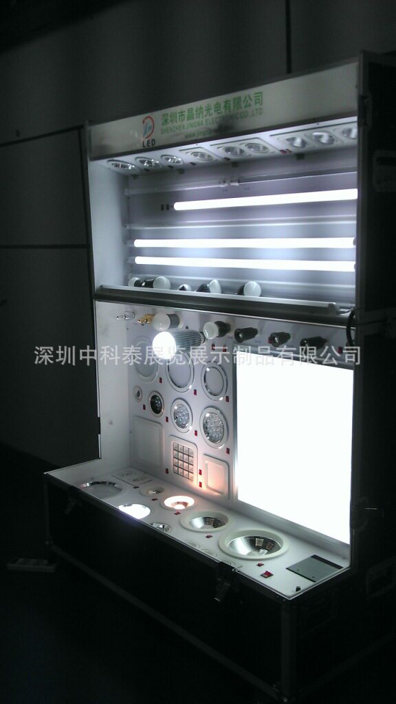 LED照明灯开关面板展示柜