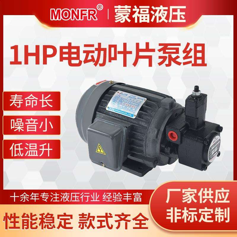 ELITE电机泵 1HP/0.75KW工业电机泵VP-20-FA3电动叶片泵