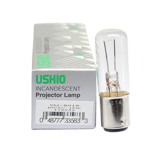 USHIO SM-8018 6V15W灯泡,NIKON,LEITZ,LEICA显微镜光源,6V 15W