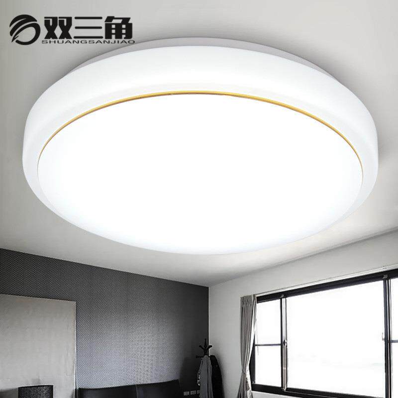 LED吸顶灯圆形现代简约卧室灯书房阳台灯客厅灯厨卫过道灯具灯E18