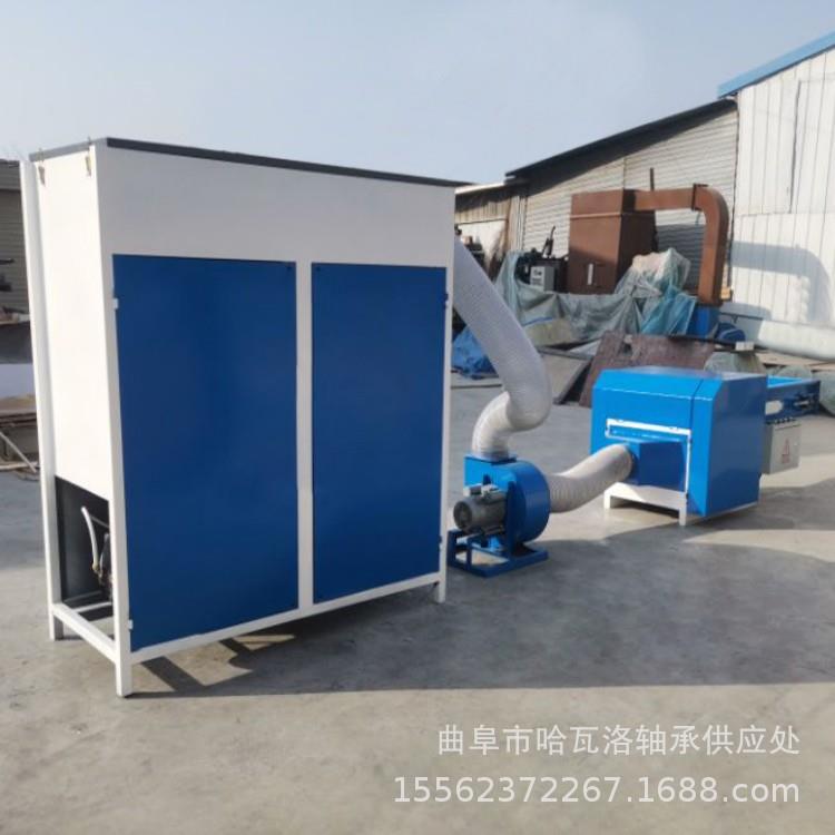 小型挂件摆件充装机 公仔棉珍珠棉开棉机 双头颈枕靠垫冲棉机