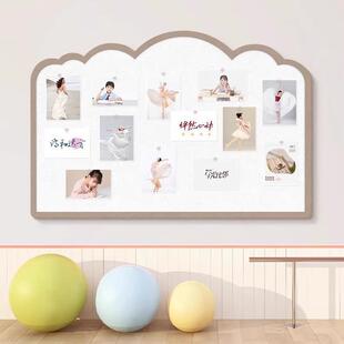 软木板照片墙墙面装饰班级文化墙作品展示板荣誉墙愿景板毛毡墙贴