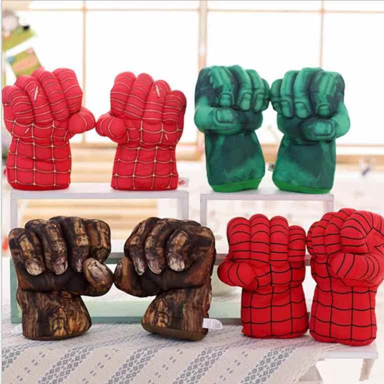 男生生日礼物cos 蝙蝠侠钢铁侠蜘蛛侠绿巨人Hulk Gloves拳击手套