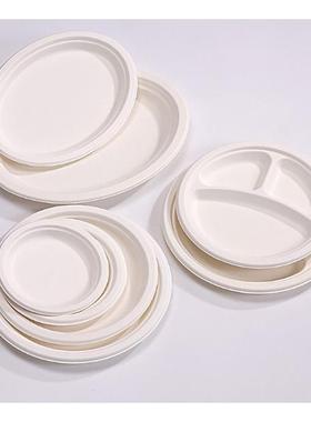 Super Rigid Extra Strong Disposable Party Paper Plates Biode