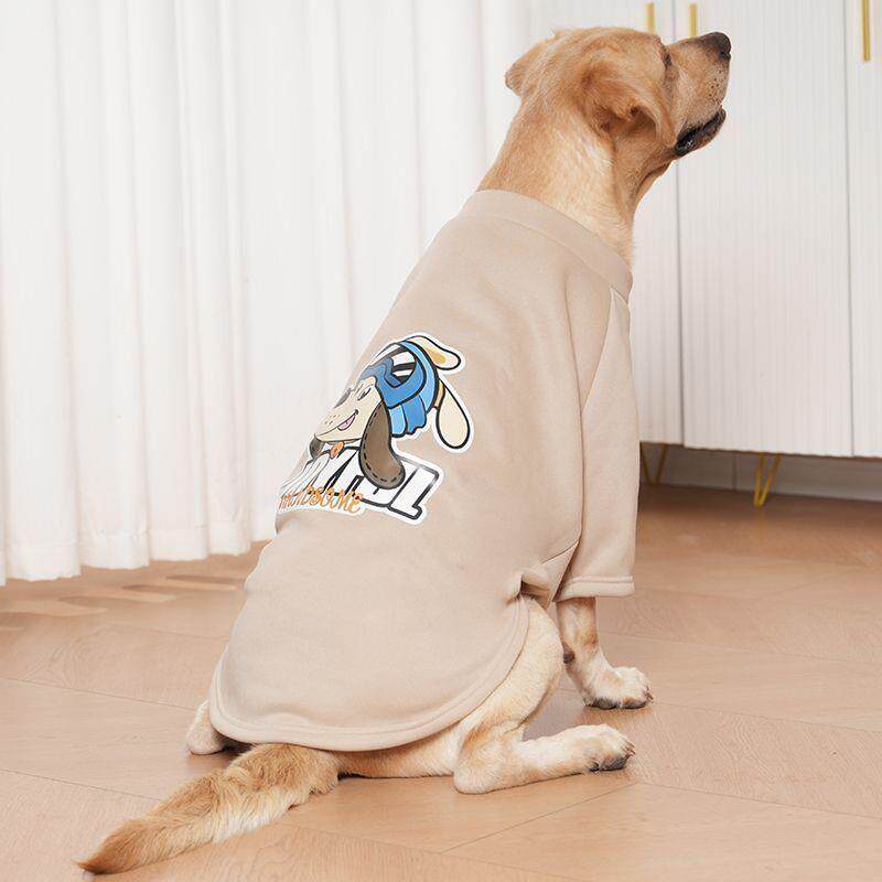 中大型犬狗狗衣服金毛拉布拉多哈士奇边牧阿拉斯加加绒卫衣秋冬装