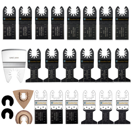 23pcs多功能工具配件万用宝刀头家居装潢工具