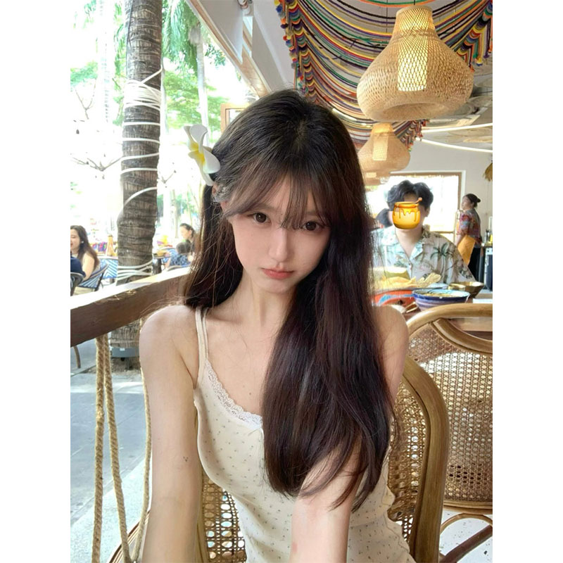 速发蕾欲bm风纯丝碎花小吊带背心夏款内搭外穿甜辣短季上衣