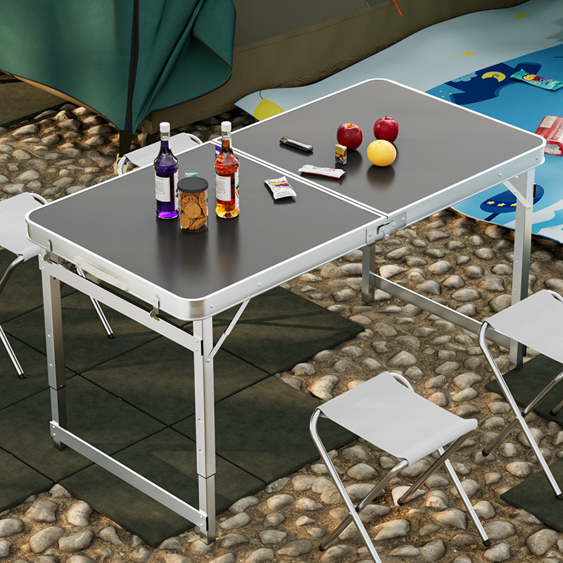 速发折叠桌户外夜市摆摊地推便携式折叠桌子简易家用小桌子叠折餐