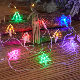 速发灯串营外露户氛围灯摆摊天幕帐篷灯带闪光灯七星灯彩星装 饰灯