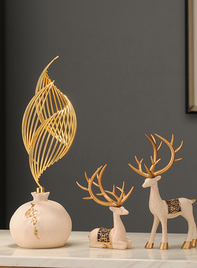 速发高级感石榴摆件高艺大气上档次水术客厅电视酒柜玄关风生端起