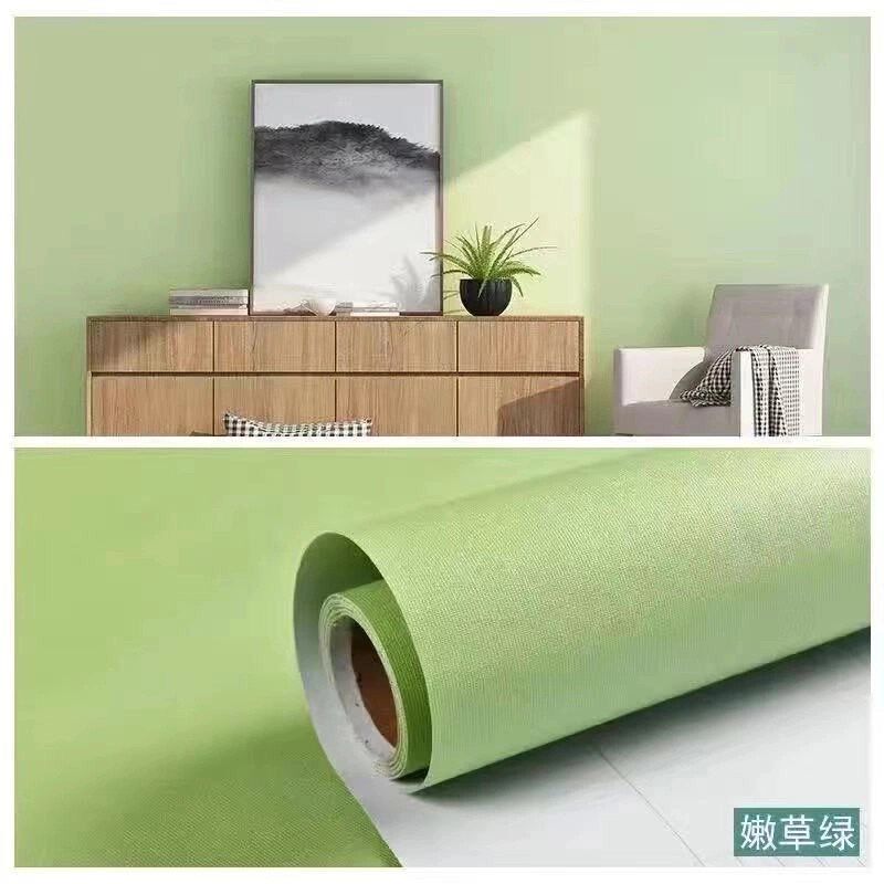 速发墙纸特价10米壁纸防水自贴防潮卧室自粘宿舍装饰家用白色衣柜