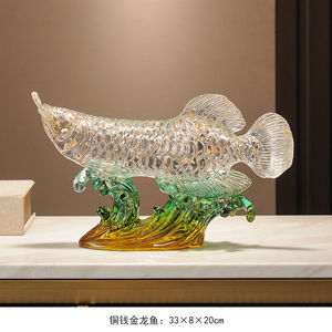 速发品奈件福金龙鱼摆纳客厅电视装酒柜办公桌柜饰品店铺乔迁开业