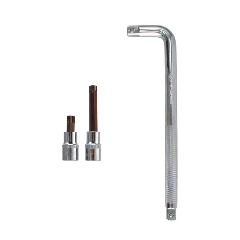 速发1/2T55内六角梅花旋具套筒扳手批头100MM 汽修L扳手快速棘轮