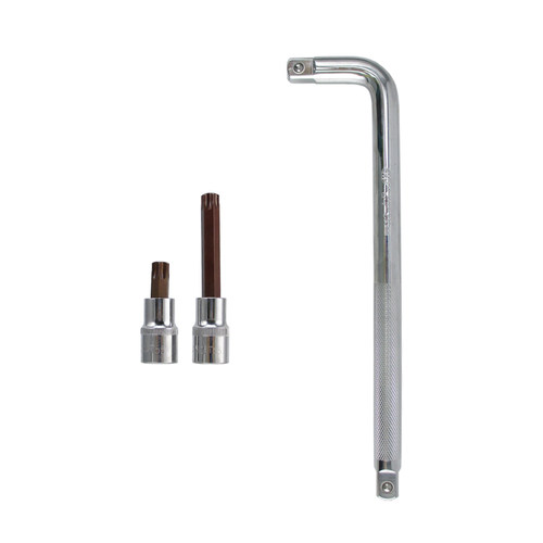 速发1/2T55内六角梅花旋具套筒扳手批头100MM 汽修L扳手快速棘轮