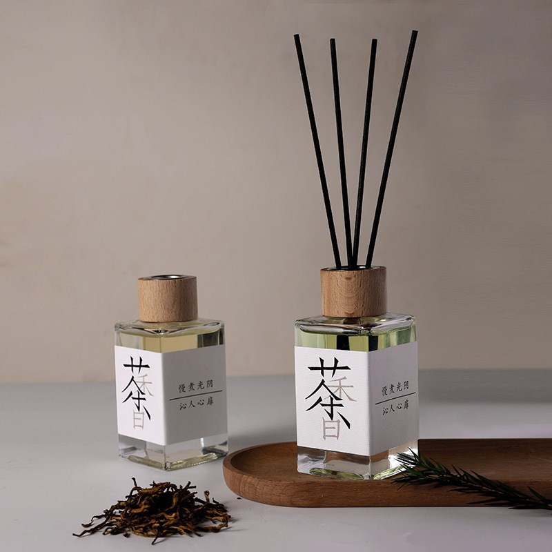 速发白茶无火香薰家用店厕油所酒精室内摆件除异味空气清新剂香氛