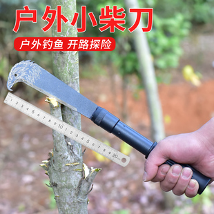 速发户外开路防身柴刀小弯勾刀刀柴砍砍树刀砍材砍刀木弯嘴刀
