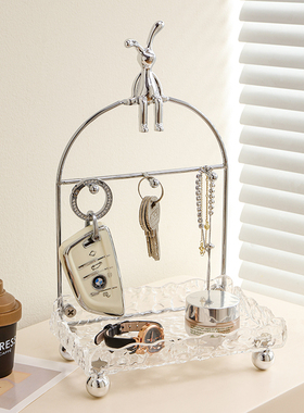 速发入户进处口挂放收纳摆件家居摆柜玄关门桌面置物架装饰品鞋设